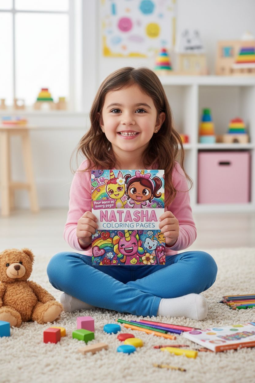 Natasha personal coloring pages