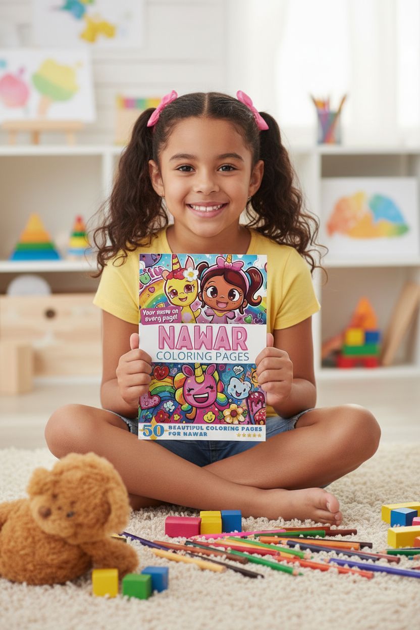 Nawar personal coloring pages