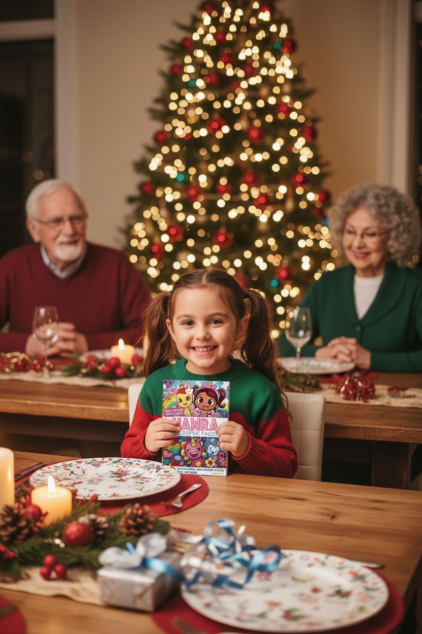 Nawra Christmas coloring pages gift
