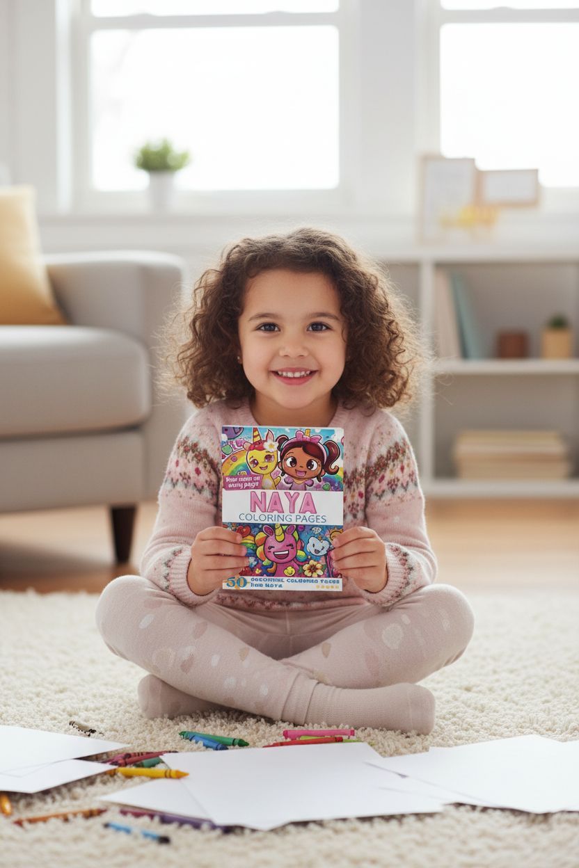 Naya personal coloring pages