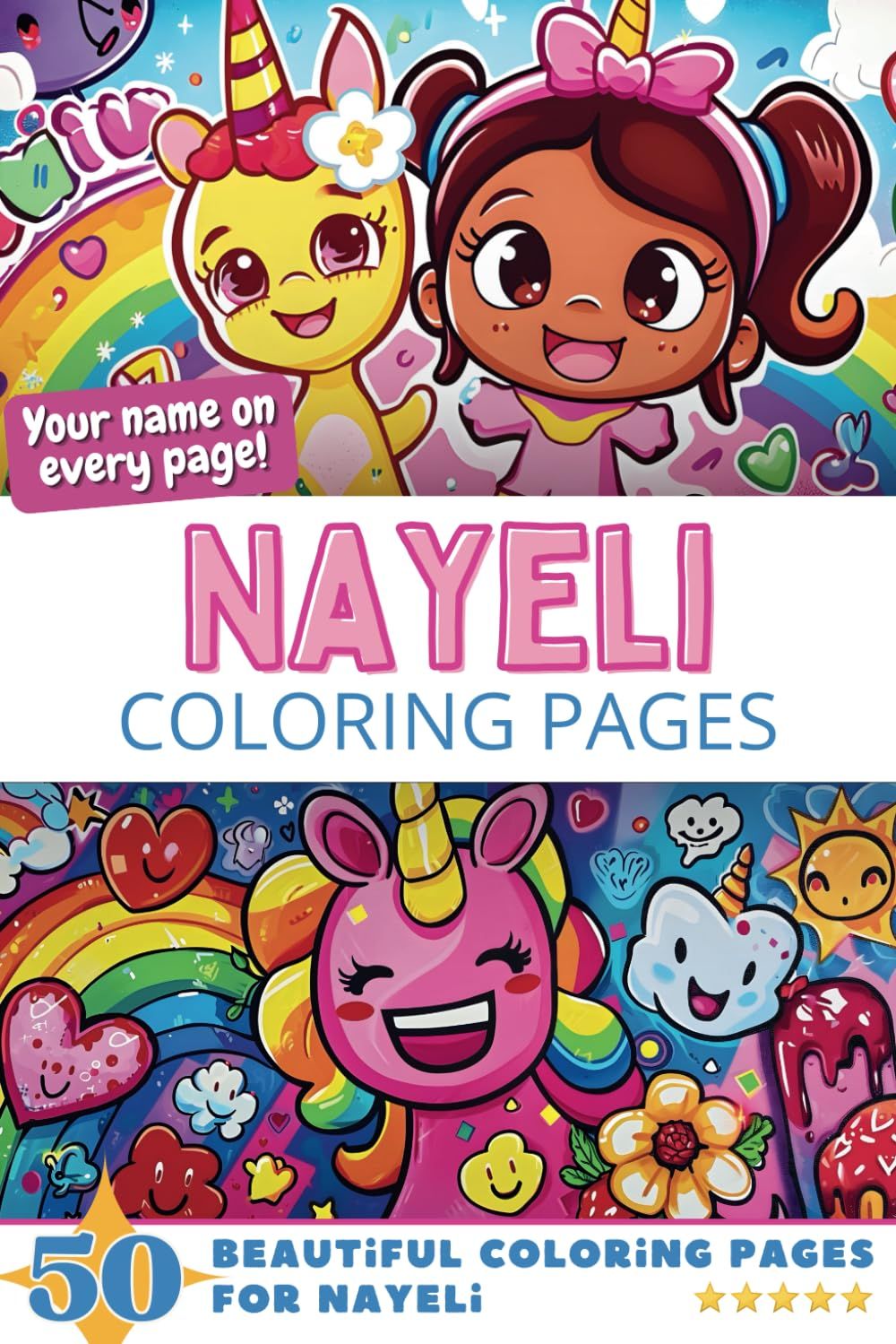 Nayeli Coloring Book Cover