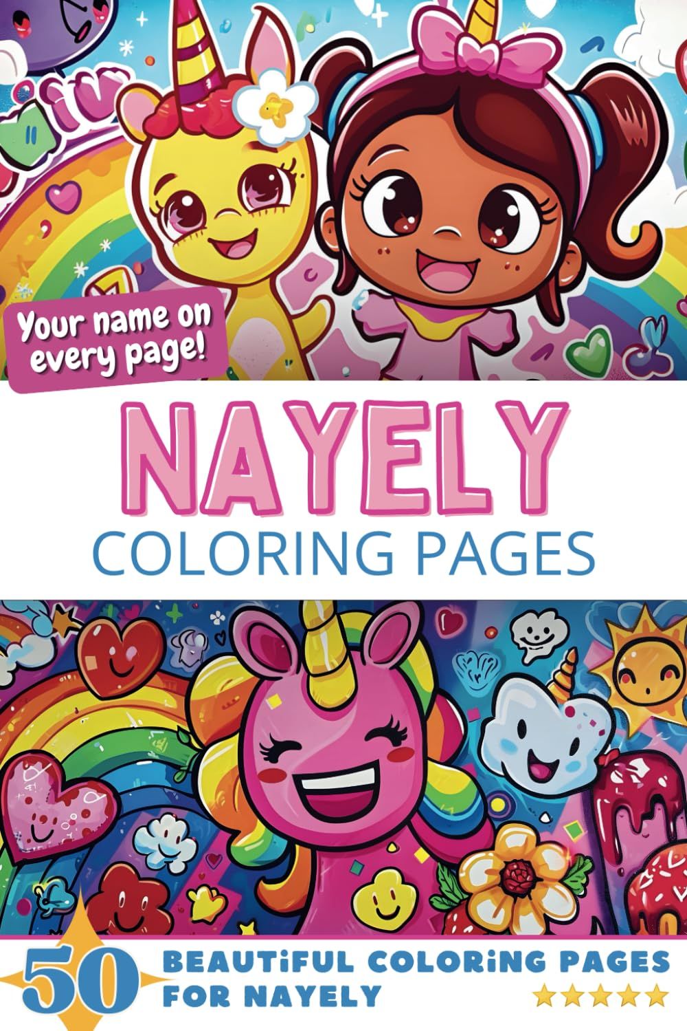 Nayely Coloring Book Cover