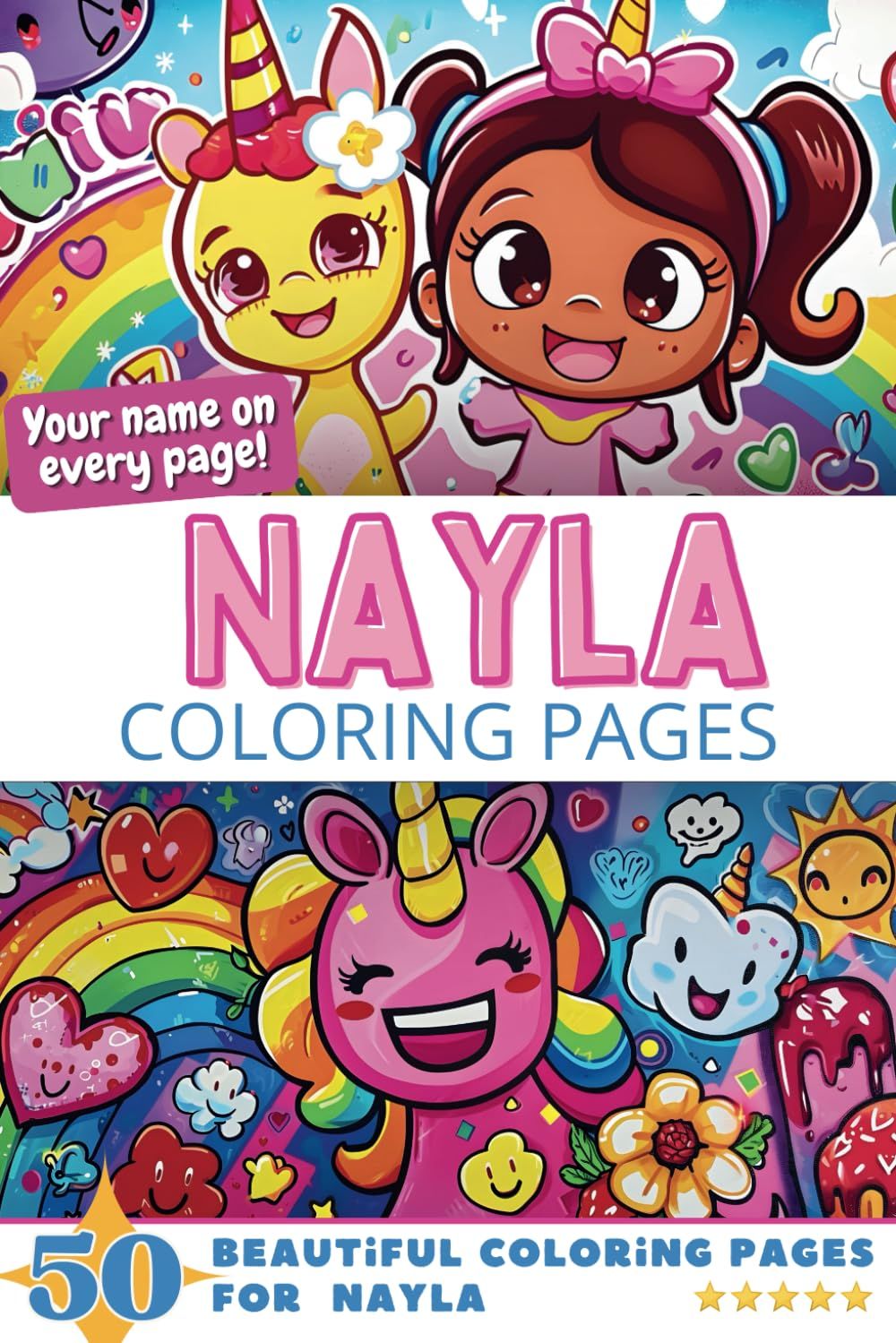 Nayla Coloring Book Cover