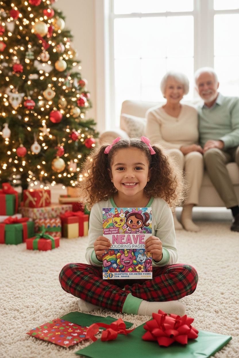 Neave Christmas coloring pages gift