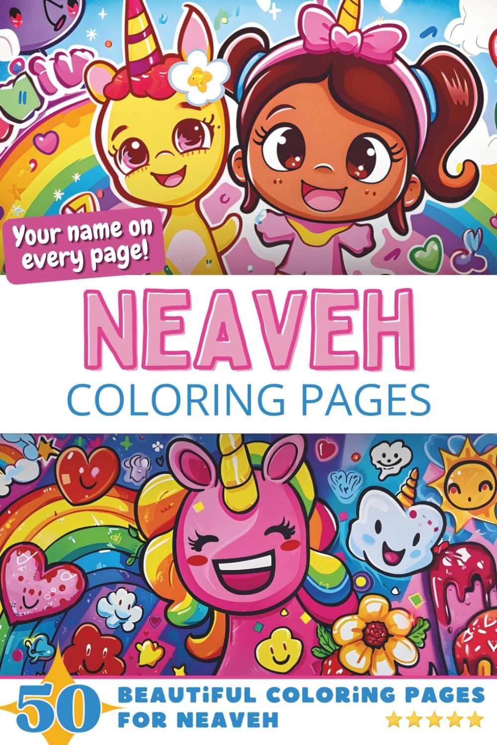 Neaveh Coloring Book Cover