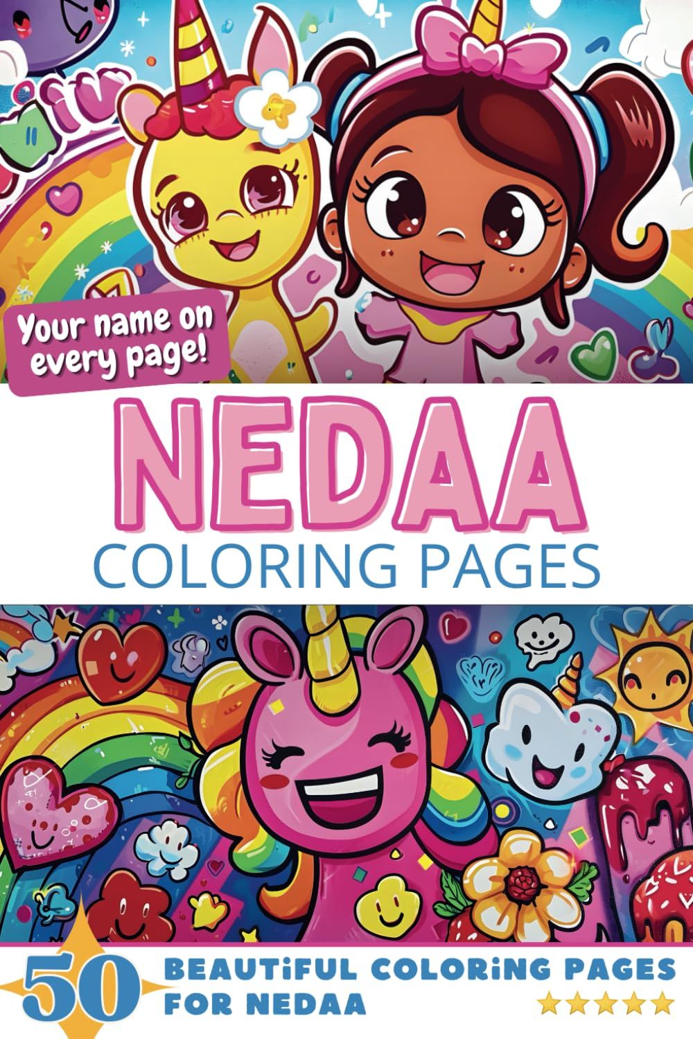 Nedaa Coloring Book Cover