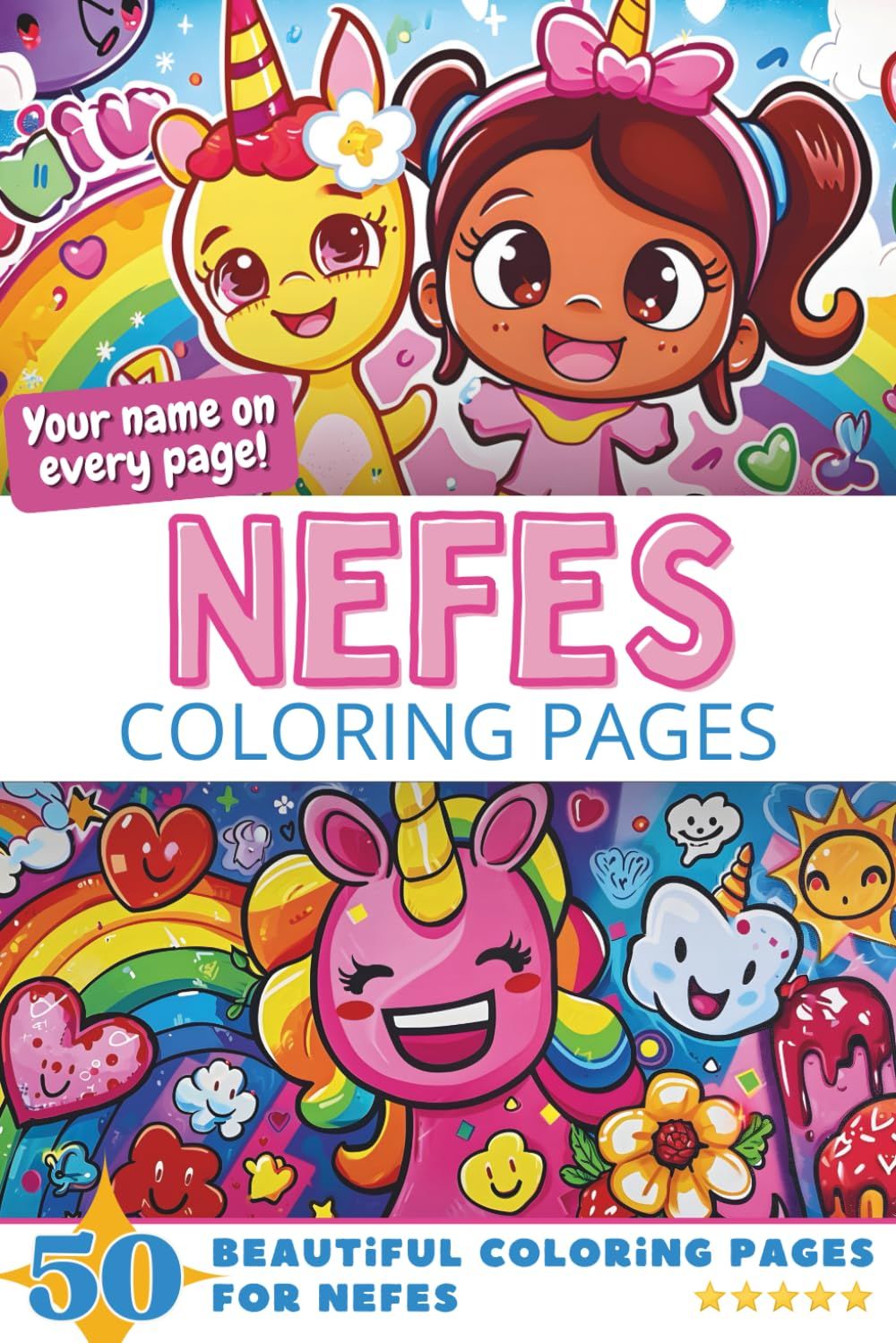 Nefes Coloring Book Cover