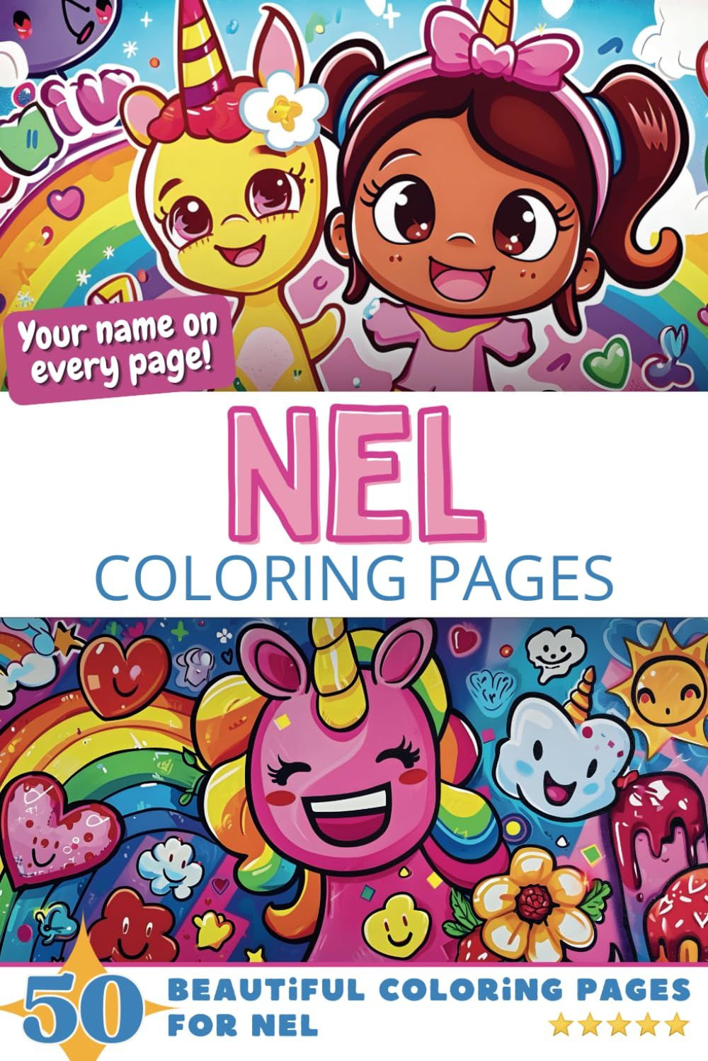 Nel Coloring Book Cover