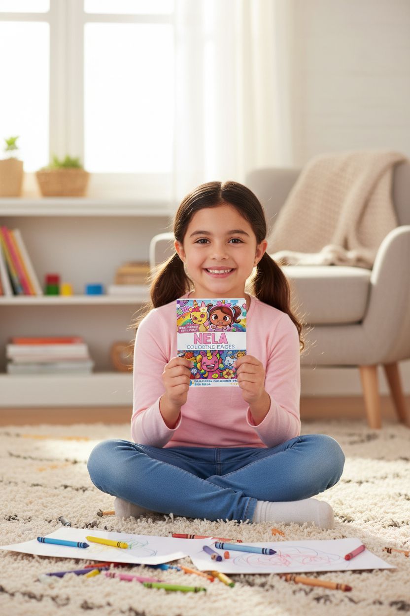 Nela personal coloring pages