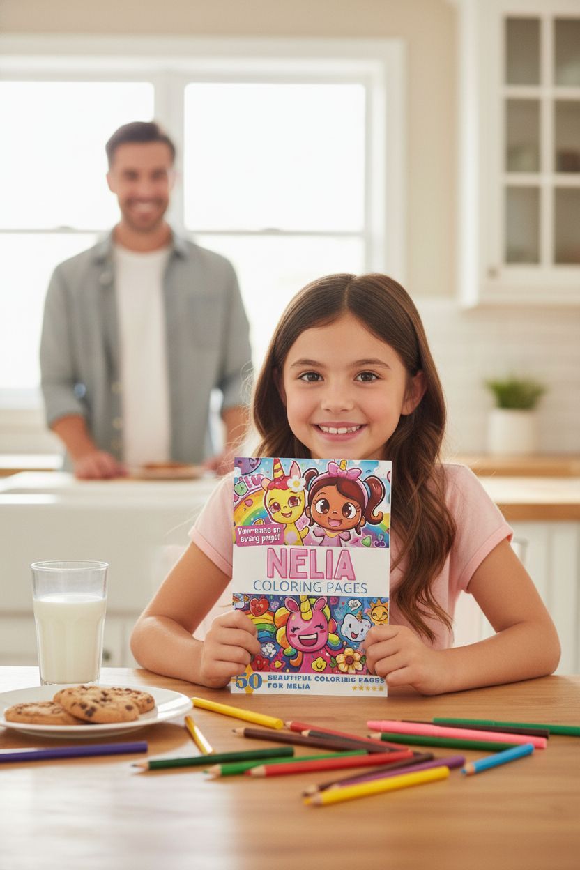 Nelia personal coloring pages