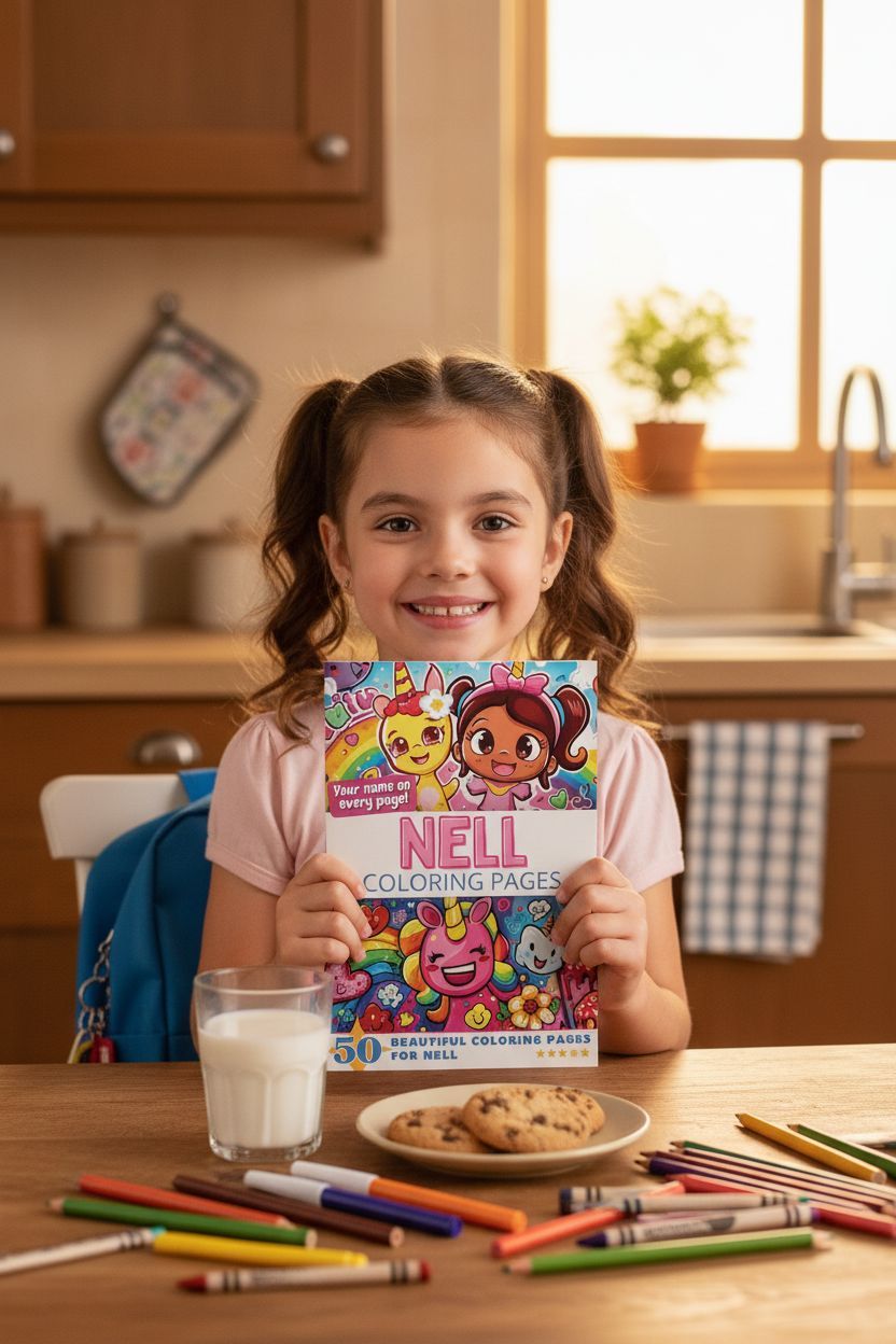 Nell personal coloring pages