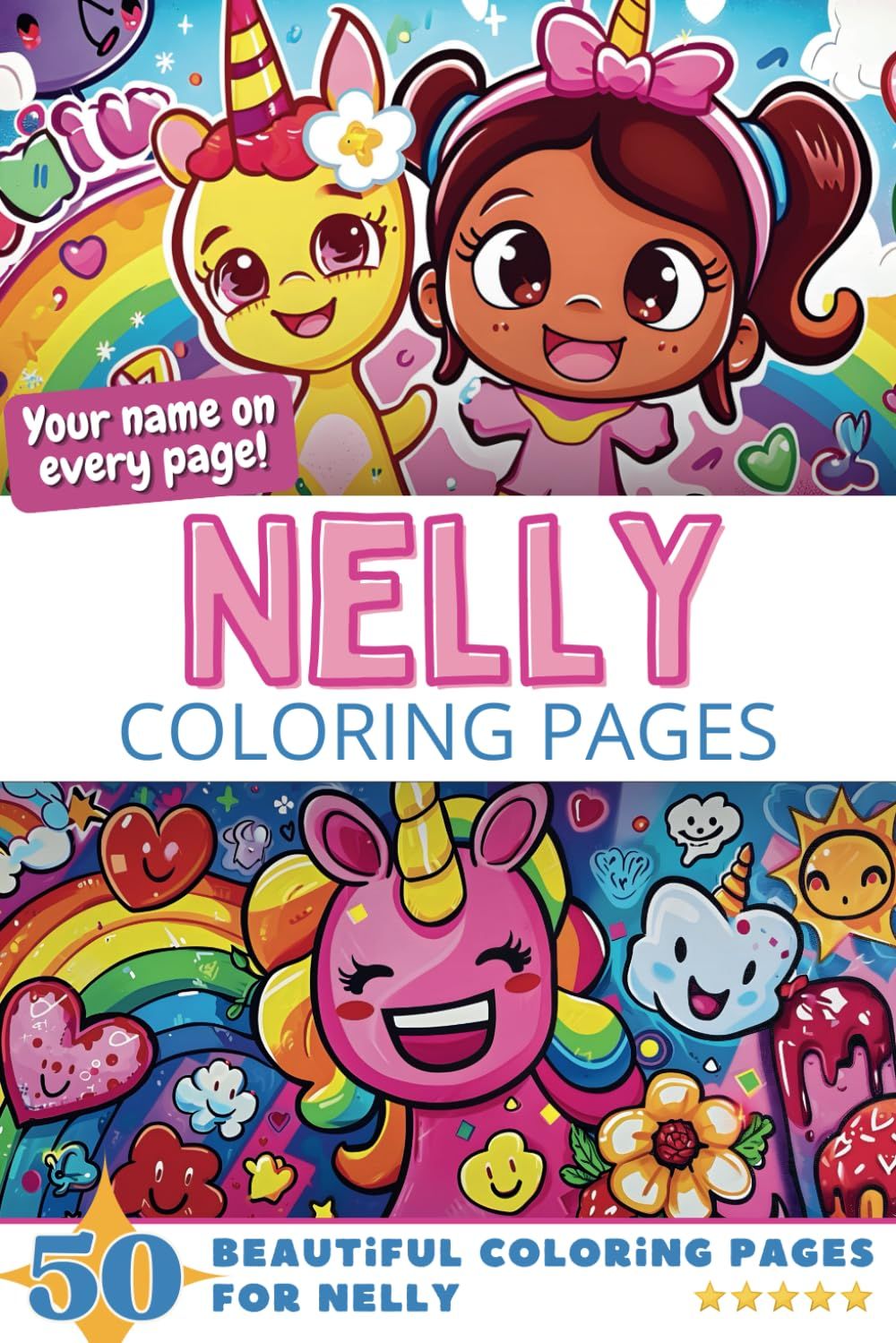 Nelly Coloring Book Cover
