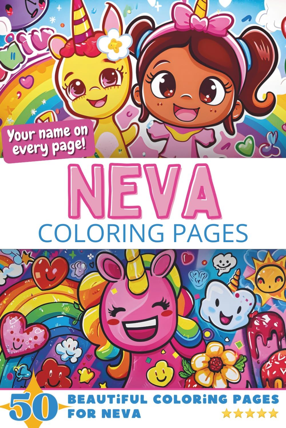 Neva Coloring Book Cover