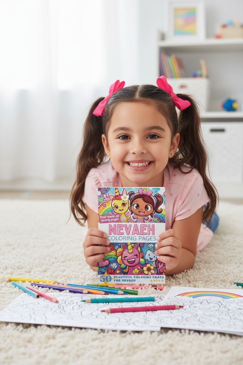 Nevaeh personal coloring pages