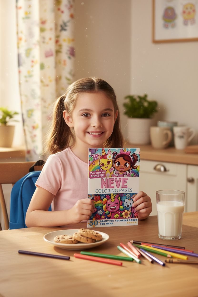 Neve personal coloring pages