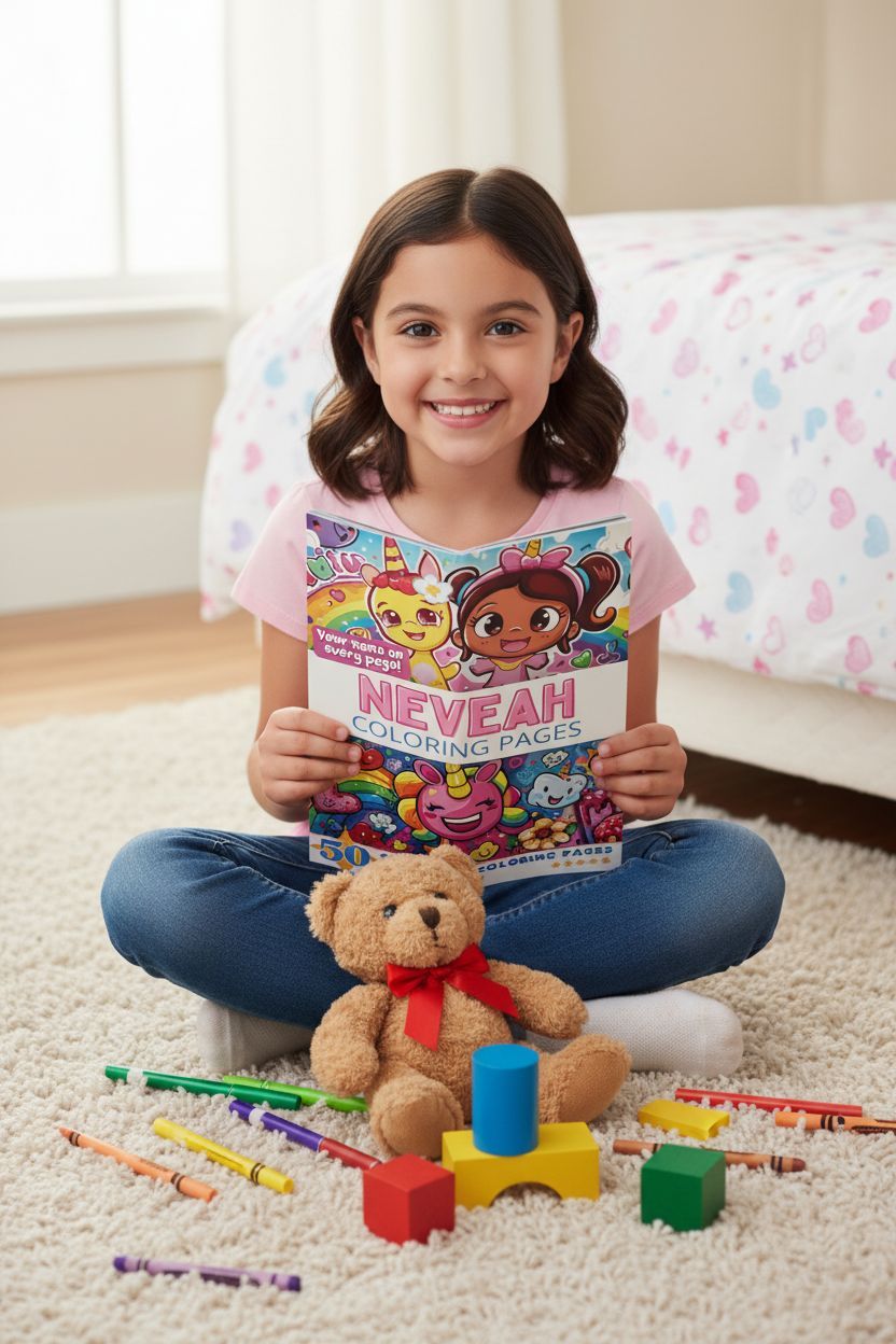 Neveah personal coloring pages