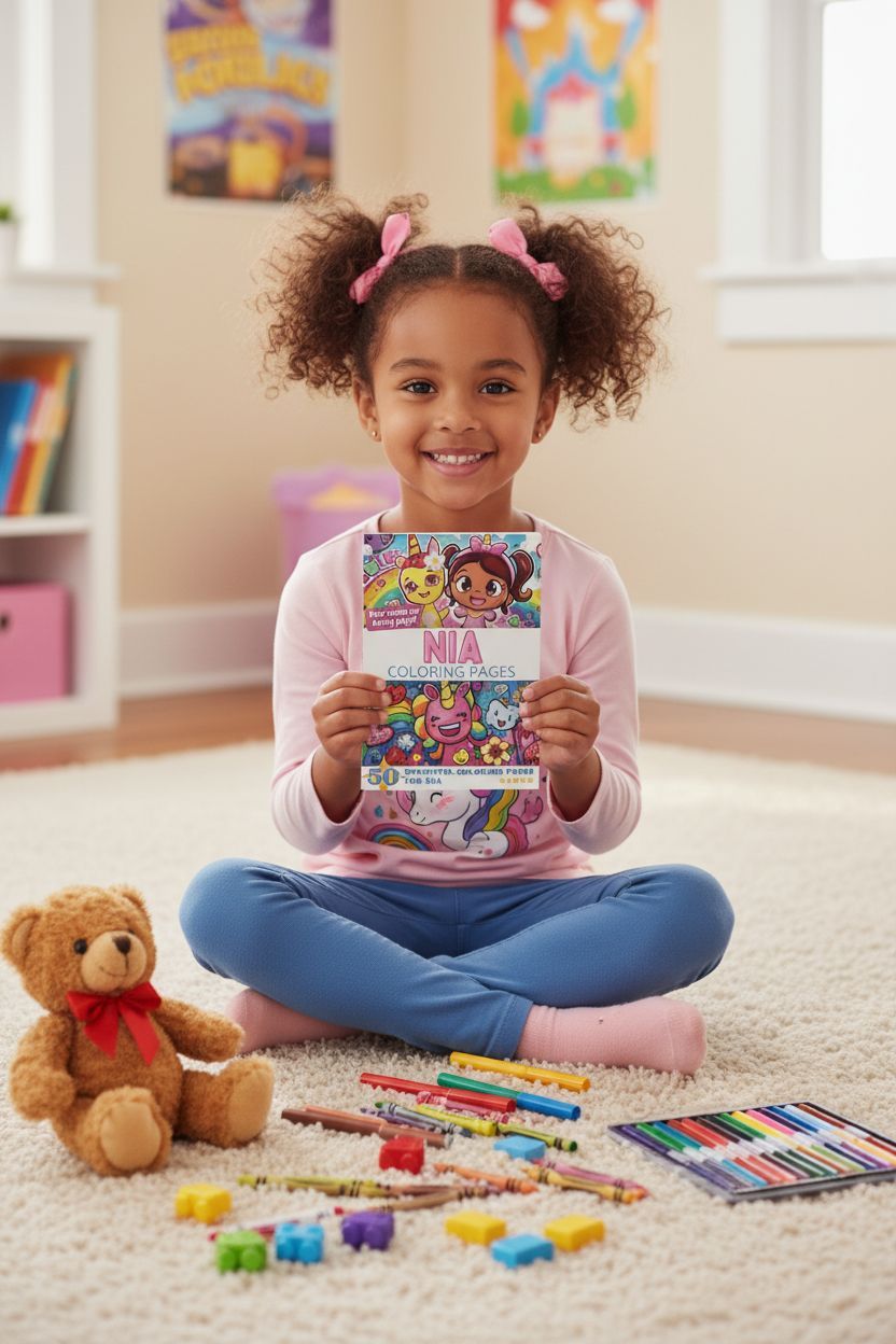 Nia personal coloring pages