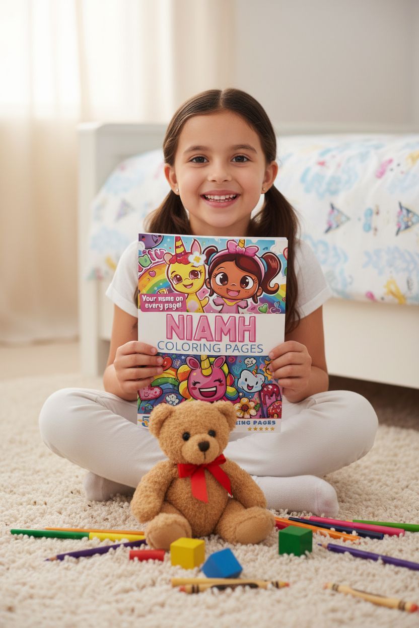 Niamh personal coloring pages