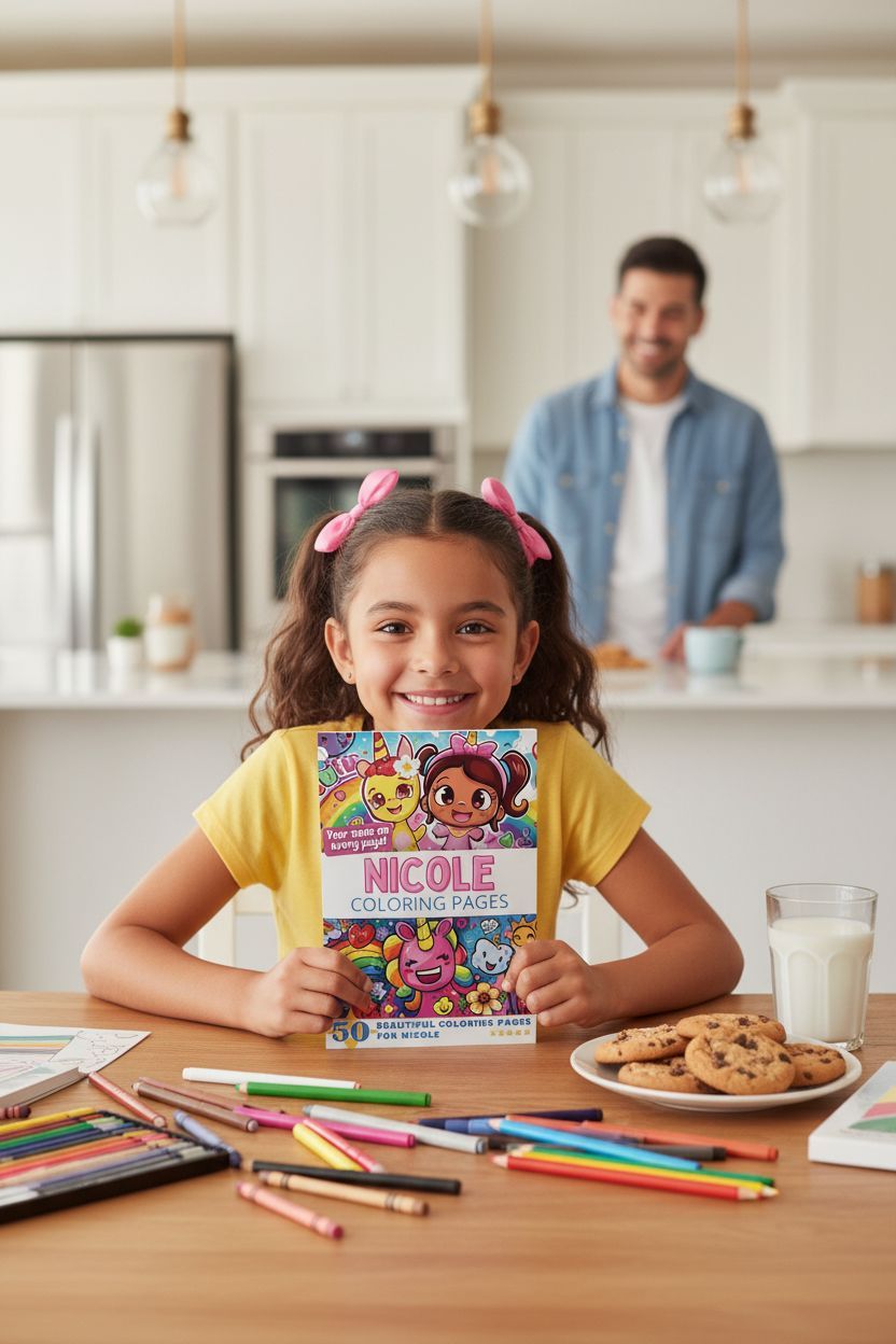 Nicole personal coloring pages