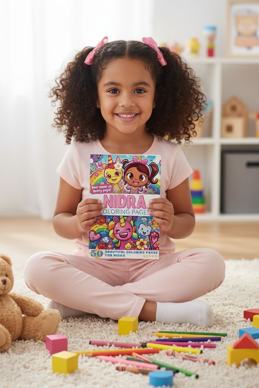 Nidra personal coloring pages