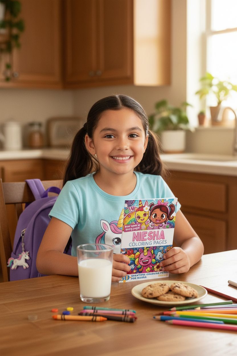 Niesha personal coloring pages