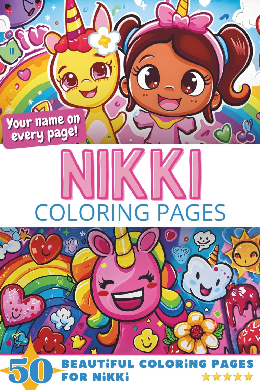 Nikki Coloring Book Cover