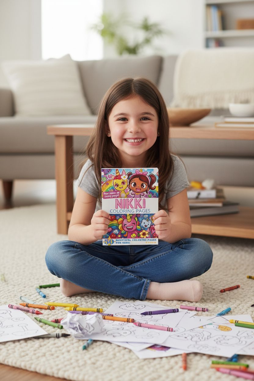 Nikki personal coloring pages