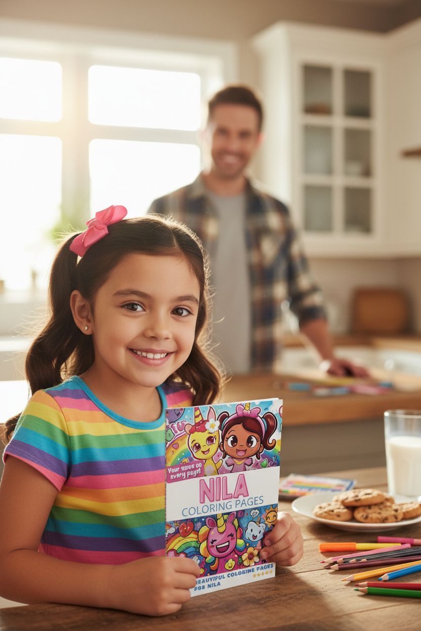 Nila personal coloring pages