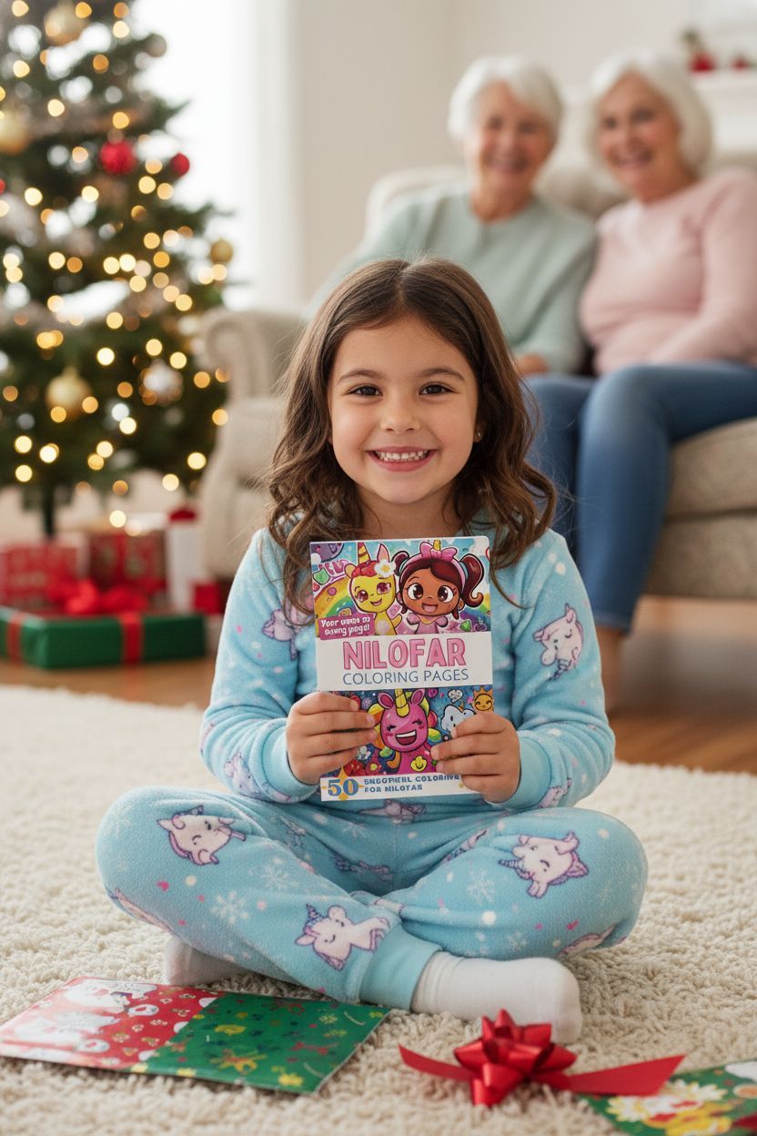 Nilofar Christmas coloring pages gift