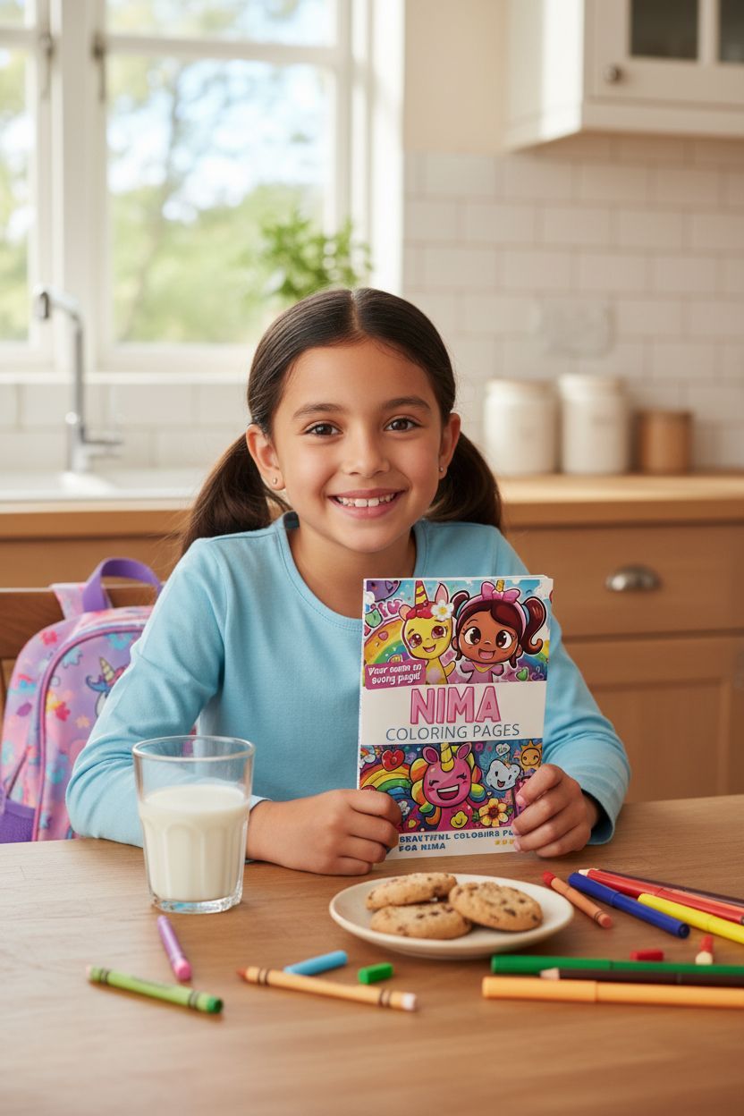 Nima personal coloring pages