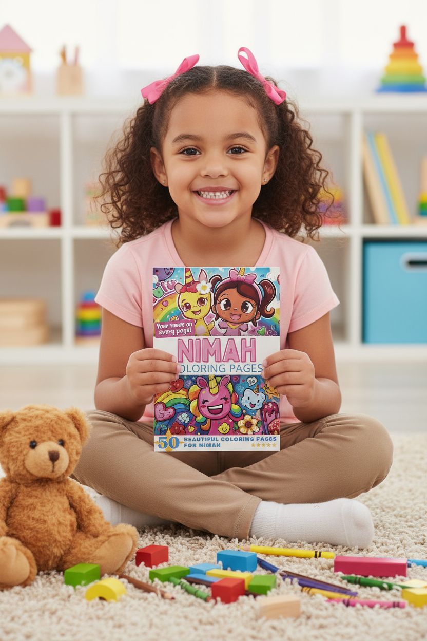 Nimah personal coloring pages