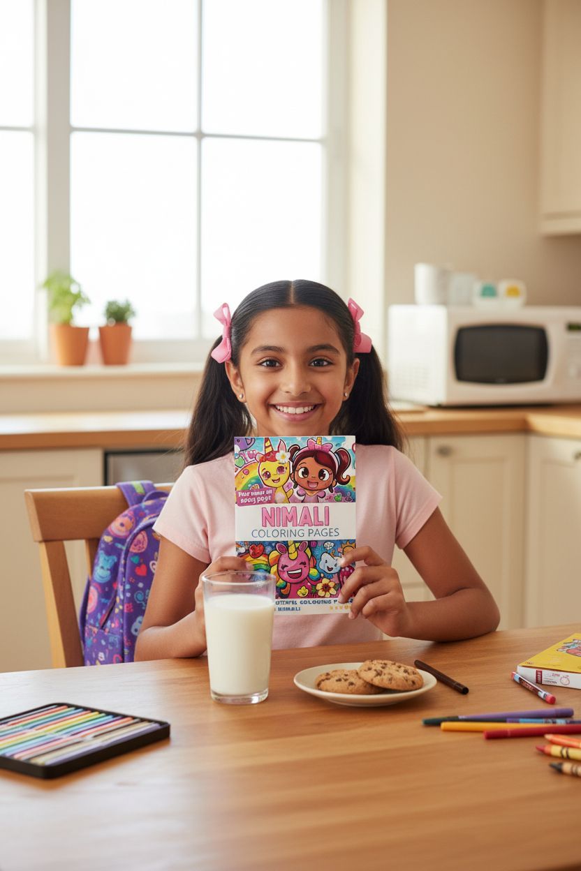 Nimali personal coloring pages
