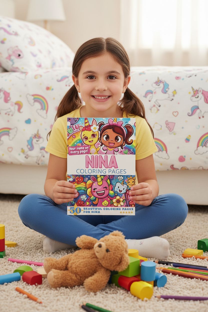 Nina personal coloring pages