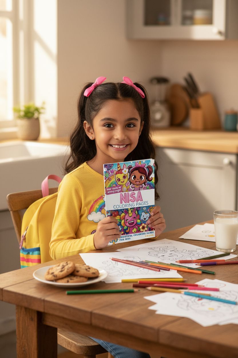 Nisa personal coloring pages