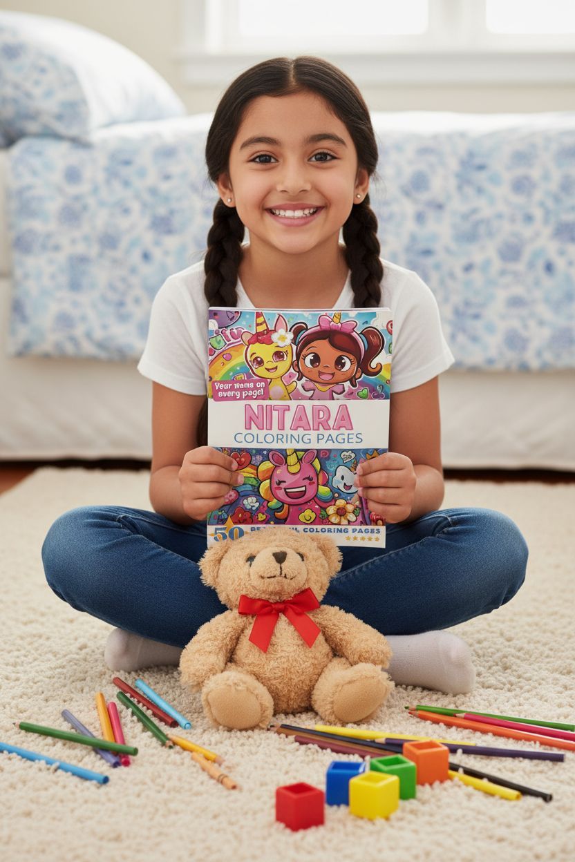 Nitara personal coloring pages