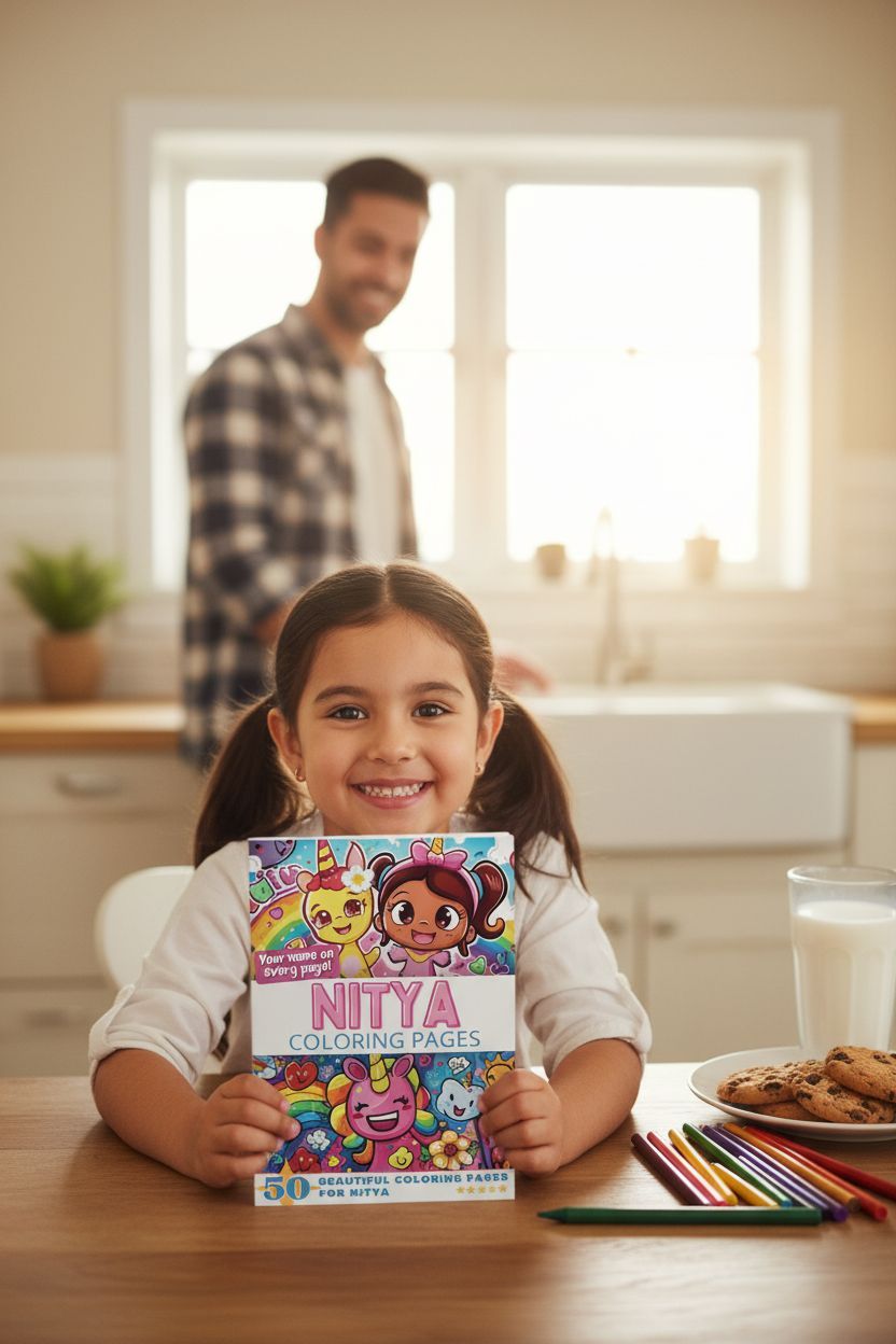 Nitya personal coloring pages