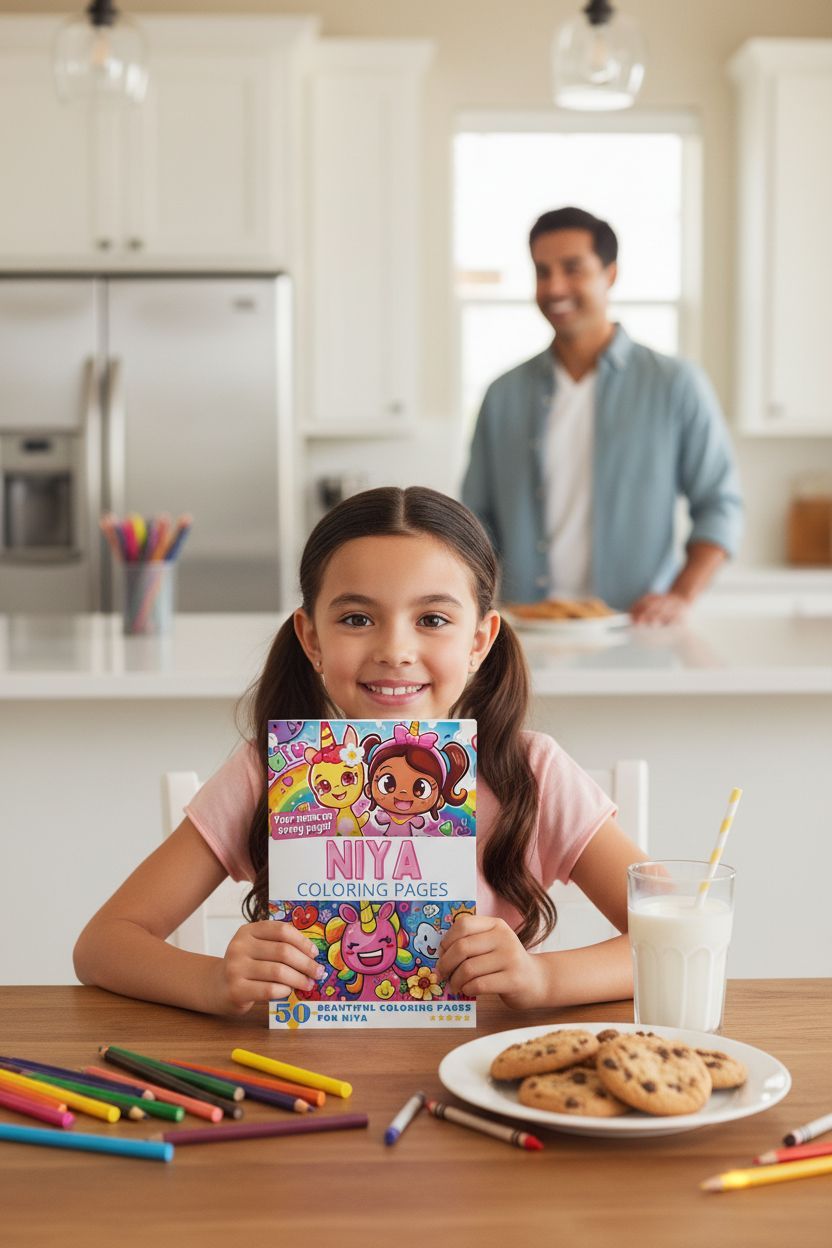 Niya personal coloring pages