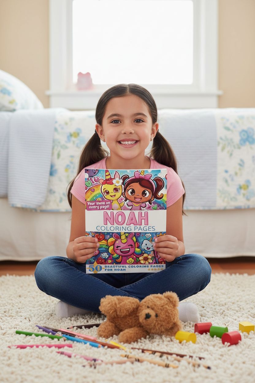 Noah personal coloring pages