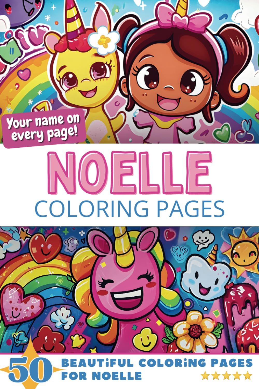Noelle Coloring Book Cover