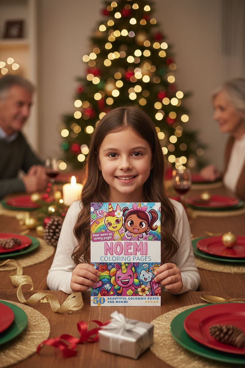 Noemi Christmas coloring pages gift