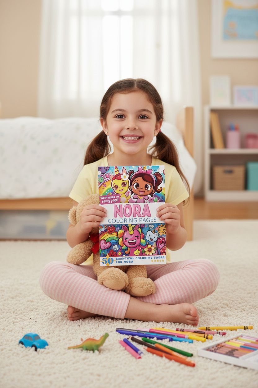 Nora personal coloring pages