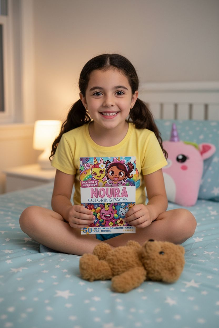 Noura personal coloring pages