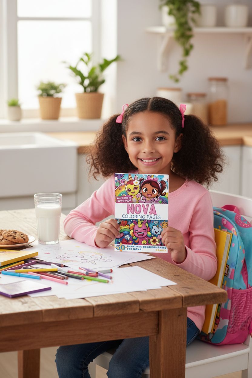 Nova personal coloring pages