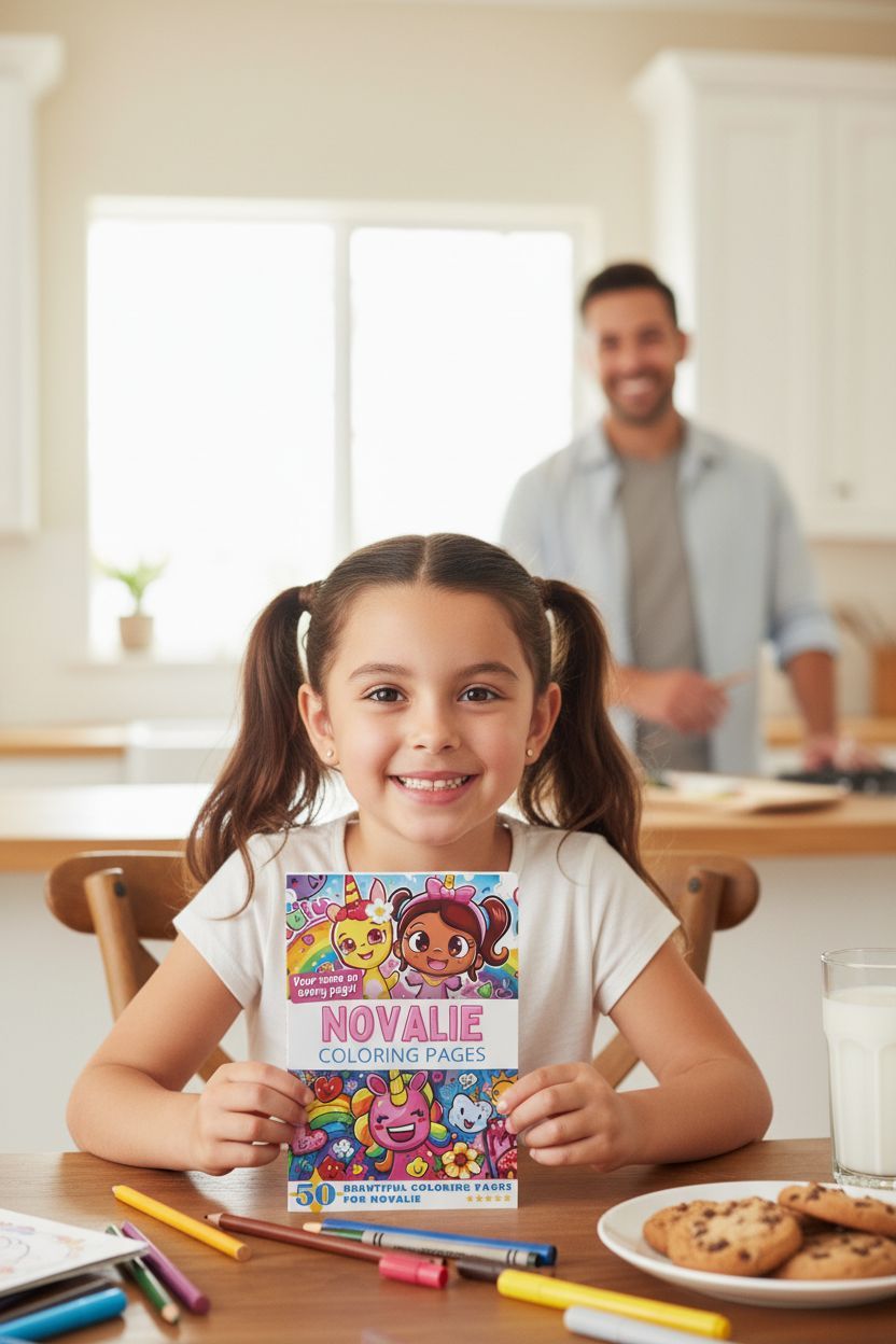 Novalie personal coloring pages