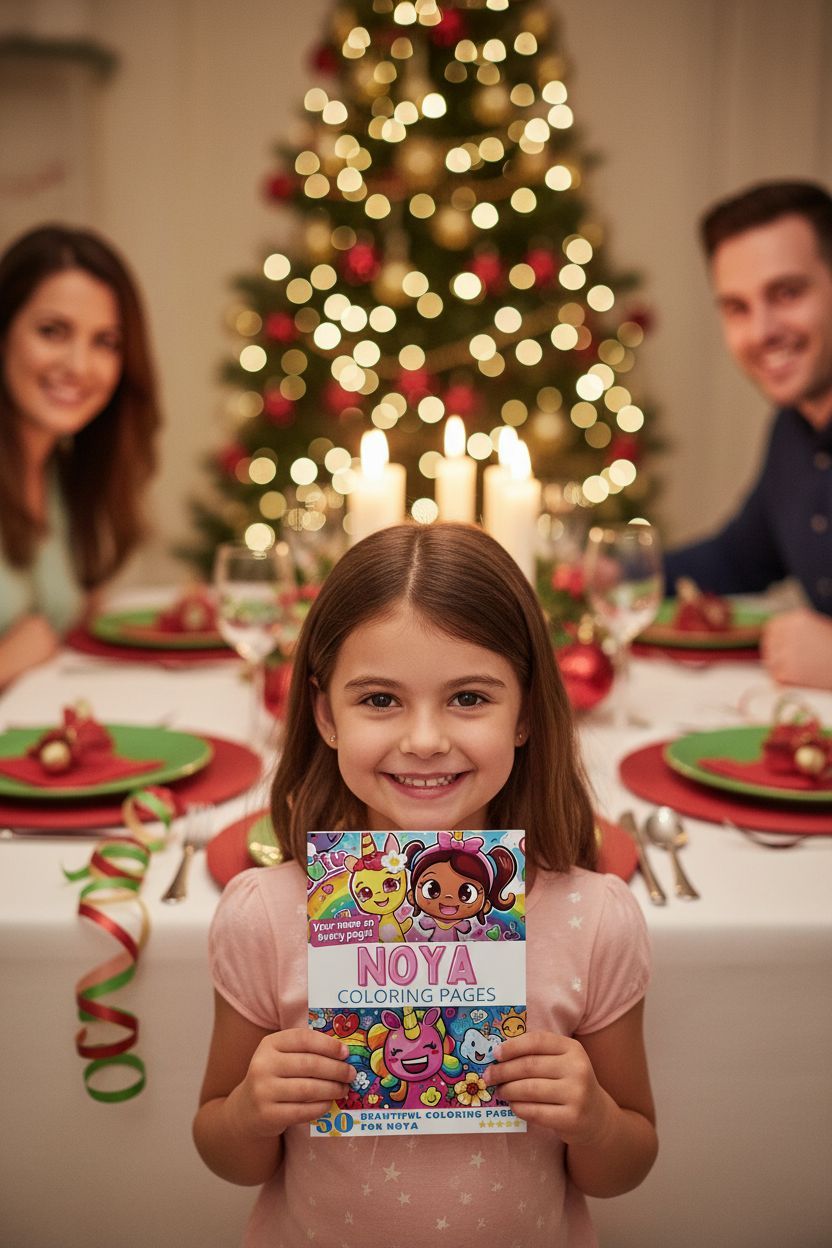 Noya Christmas coloring pages gift