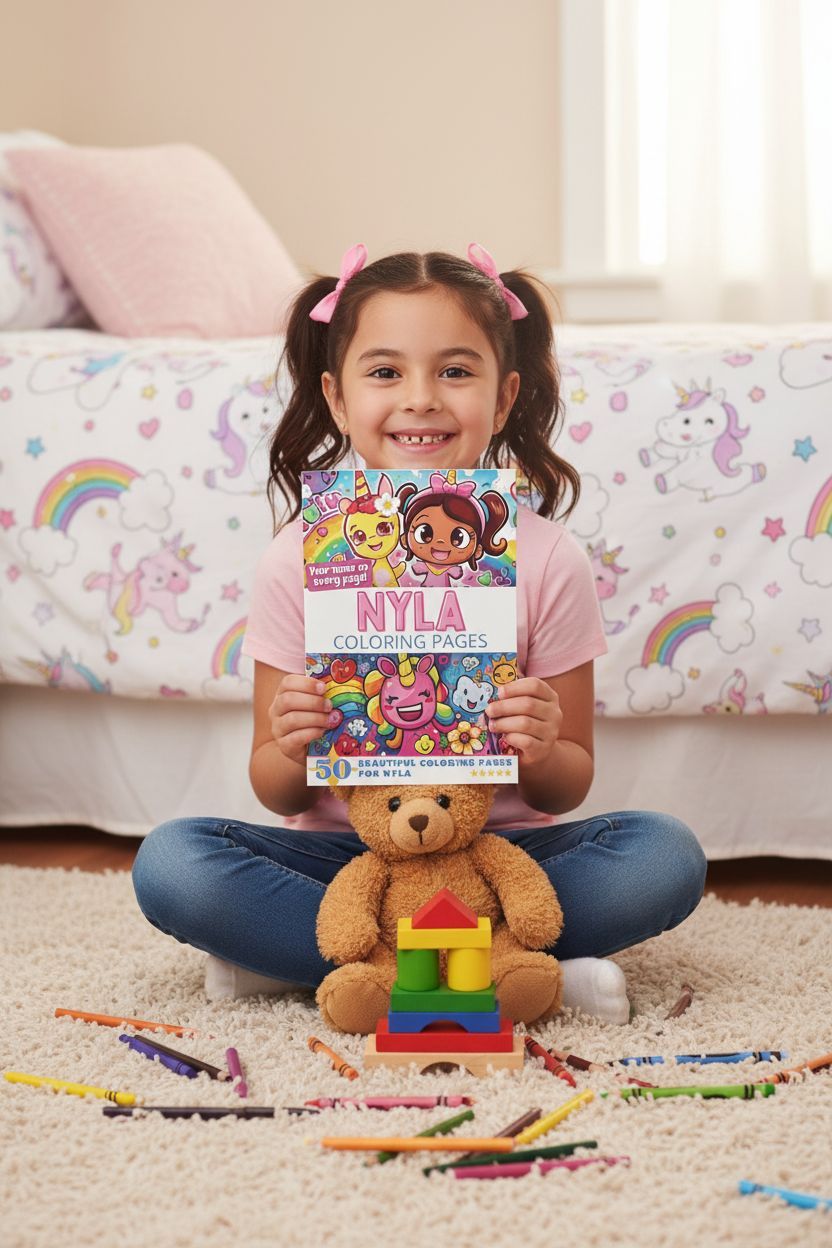 Nyla personal coloring pages