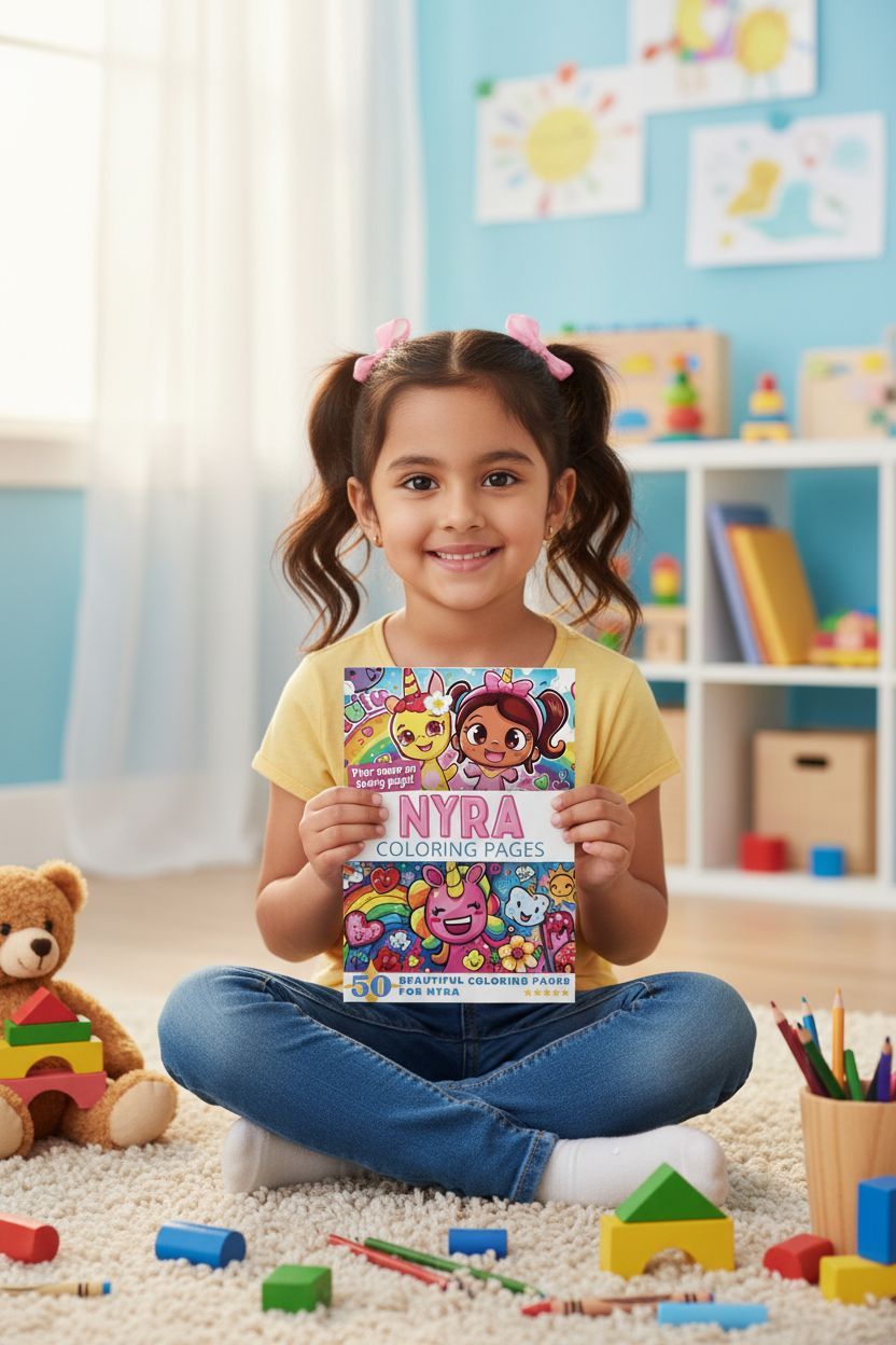 Nyra personal coloring pages