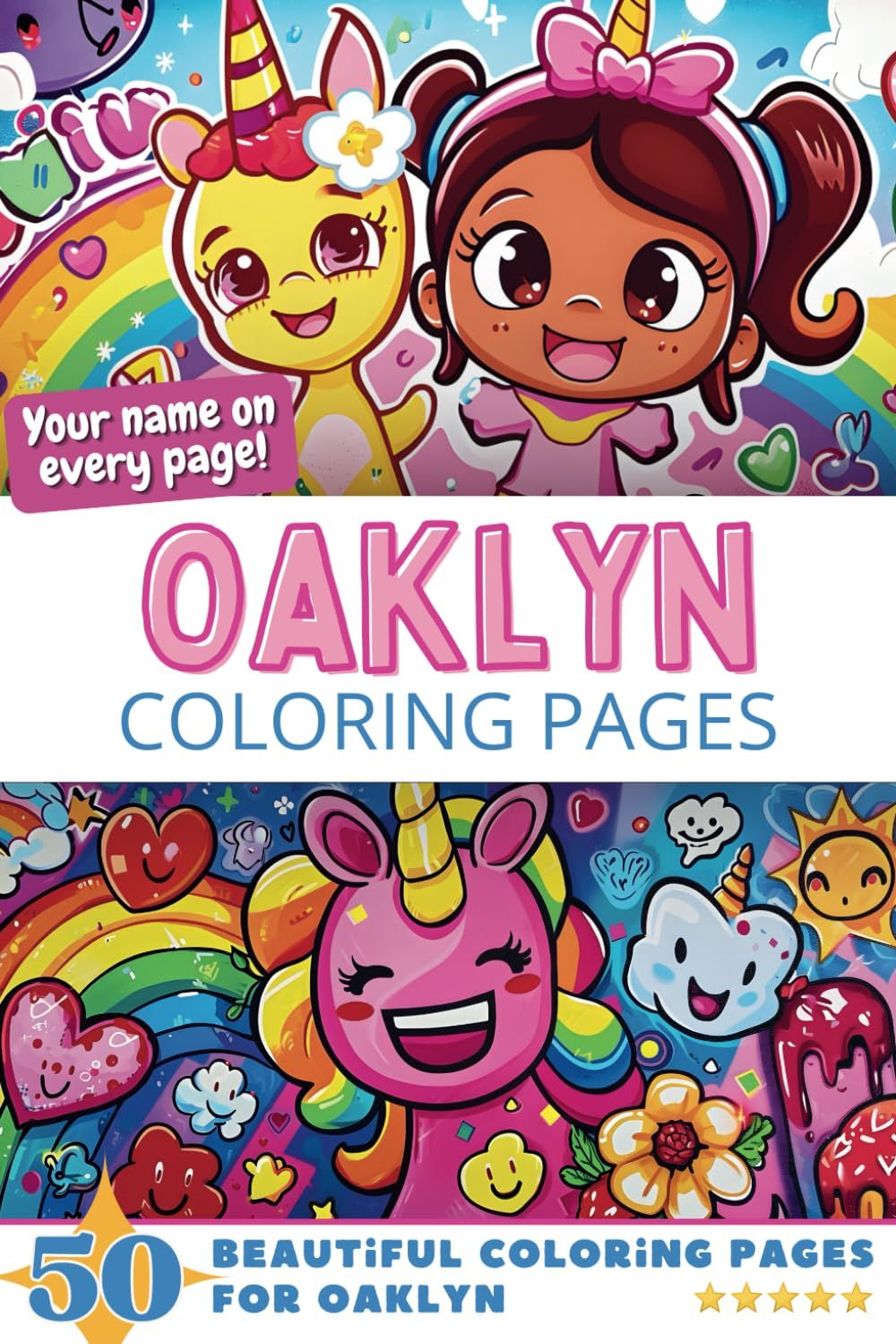 Oaklyn Coloring Book Cover