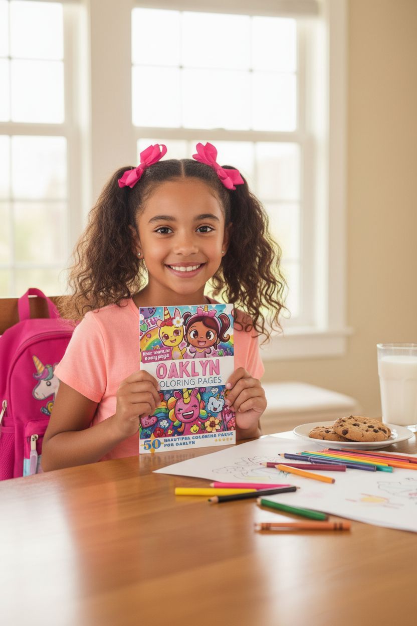 Oaklyn personal coloring pages