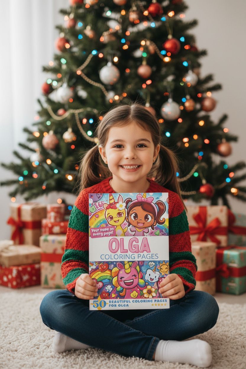 Olga Christmas coloring pages gift